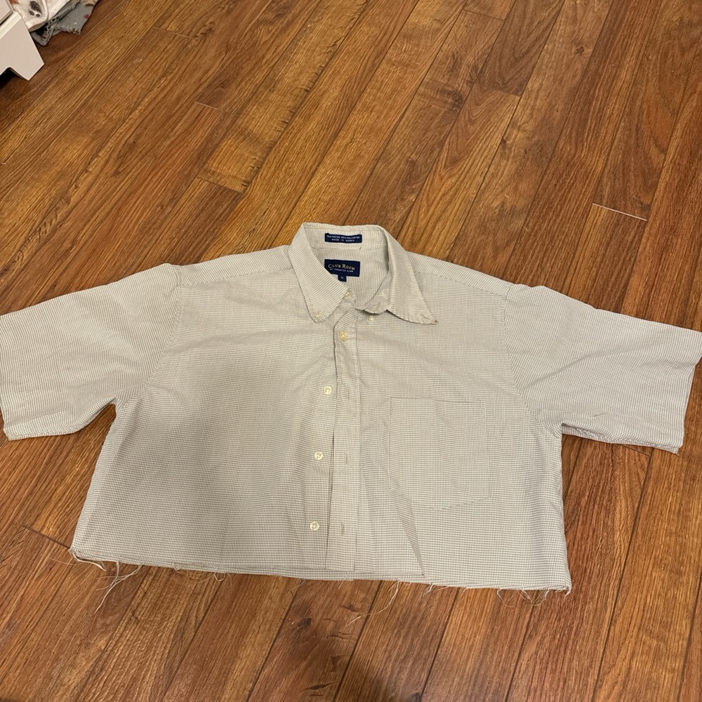 Club Room Checkered Button-Up Shirt